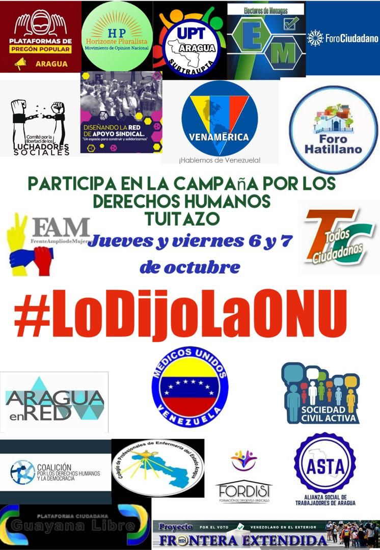 Hoy continuamos con el #Tuitazo #LoDijoLaONU actívate! Genera tu tuit usando la etiqueta, y dale RT a aquellos que tengan el hashtag