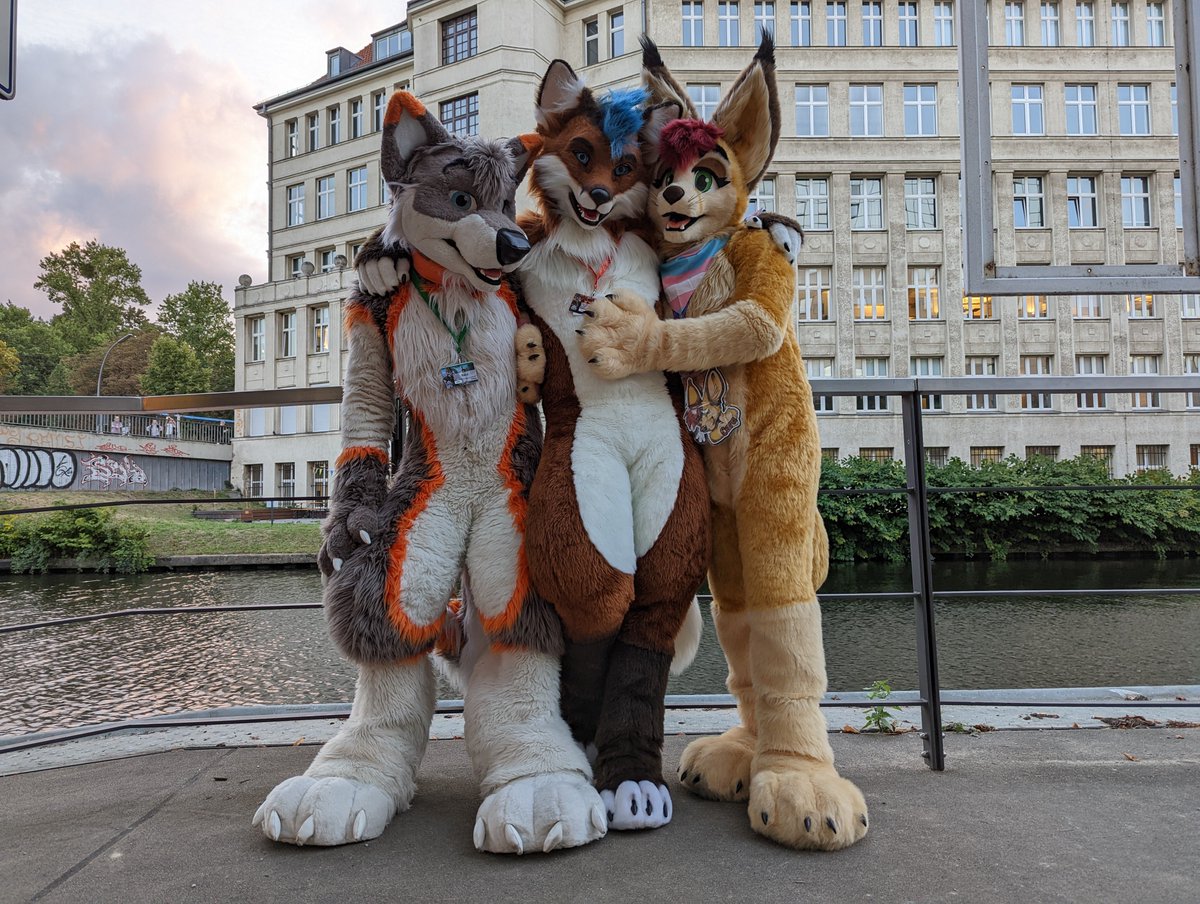 The best way to tame a fox is by using my patented FennecTumRubs™. I think they worked on <a href="/Tellos_/">Tellos</a> 😏 

🦊: <a href="/Tellos_/">Tellos</a> 
🐕: <a href="/RENIT1/">renit</a>
📸: <a href="/Chris7356/">Chris the Gryphon</a> 
#FursuitFriday