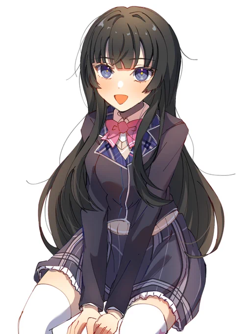 こんな髪型も可愛い#みとあーと 
