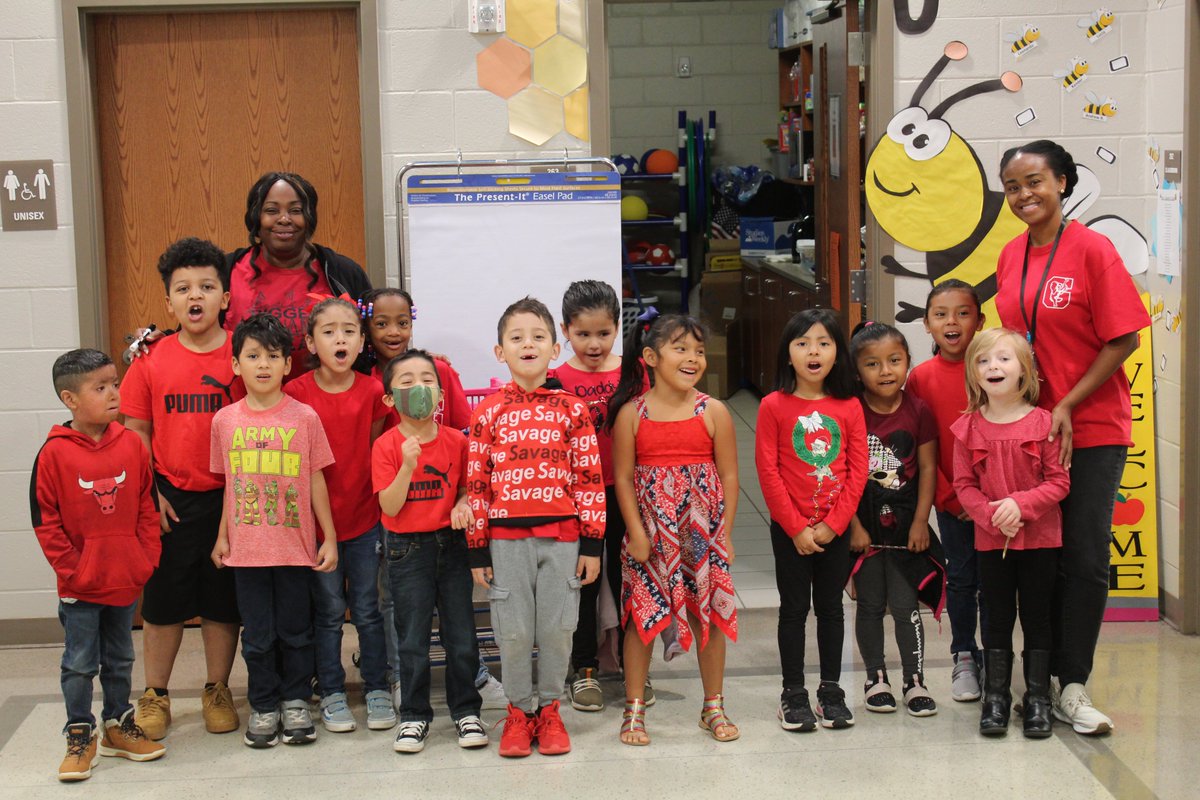 FsiaMedia's tweet photo. Last day of our PBIS spirit week - RED out. Did Fair Street School deliver? Of course we did! Way to go Fair Street School! You rock! @GCSS_FS @FSIAprincipal https://t.co/W7X0cwOBMw