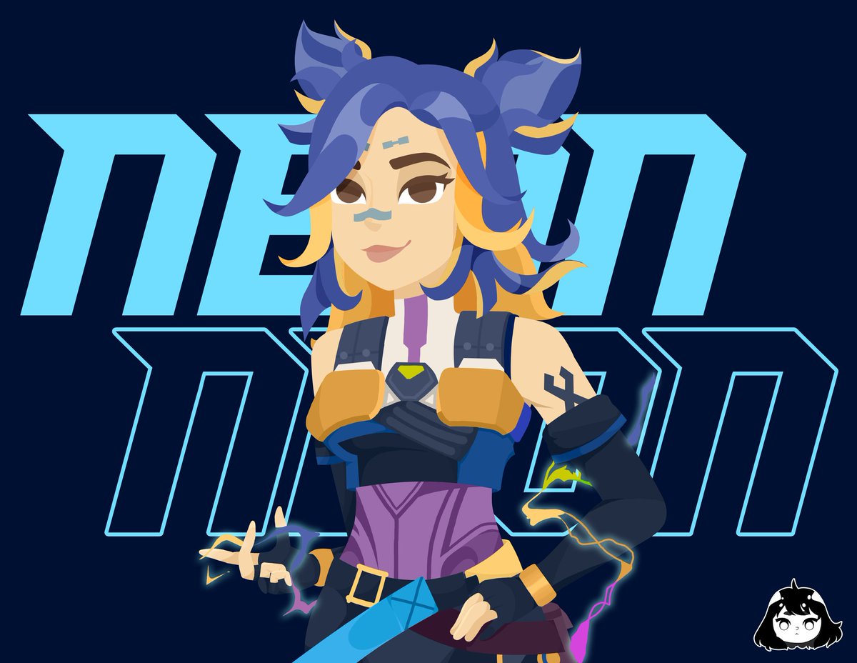 Neon from Valorant ⚡💙
A combination of art and storytelling. You can watch the full timelapse here – youtu.be/LSF_RhYYZLE

#artph #ValorantArt #VALORANTfanart