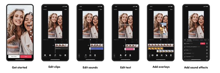 NOVOS RECURSOS: #TikTok adiciona novas ferramentas de edição para ajustar clipes, sons, imagens e texto