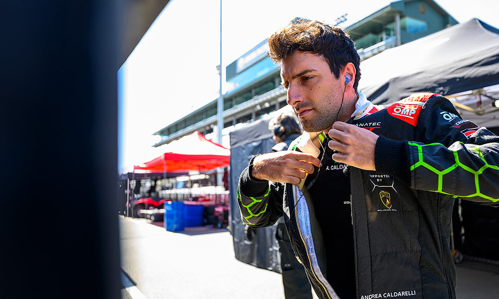 sportscar365's tweet photo. 🎯 INDY TARGET: @andreacalda says clinching his second @gtworldcham title at Sebring was a “good relief” ahead of the @Indy8Hour, where he’s hoping to deliver @LamborghiniSC’s elusive first @IntercontGTC win.

➡️ https://t.co/qpmxSaNli5 @KPAXRacing #Indy8H #IGTC #GTWorldChAm https://t.co/x7KHVB7oEV