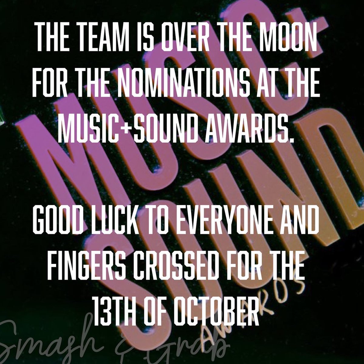 soundwarriors_'s tweet photo. Amazing news! The team has been nominated for 3 @musicandsoundawards and we couldn’t be happier! We’ll done to all nominee and good luck! 🎉🥳🥳 #foley #foleyartist #soundforfilm #foleyrecording #foleyediting #foleysound https://t.co/KGDaUP8VvF