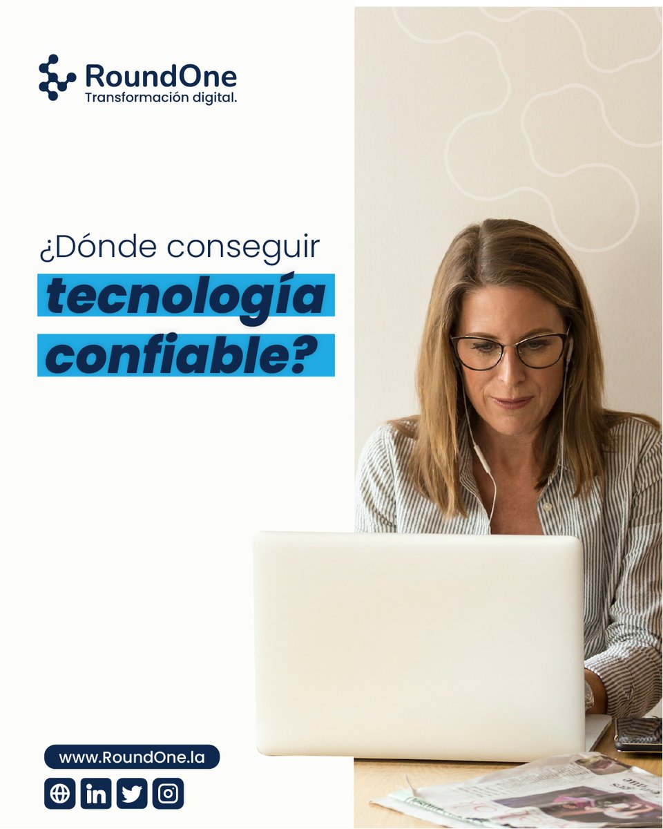 ¿Necesitas comprar tecnología en un espacio seguro y con profesionales calificados?
En Round One contamos con un espacio exclusivo para quienes ofrecen servicios y para quienes buscan esos proveedores.
roundone.la
#transformaciondigital #software #serviciosdigitales
