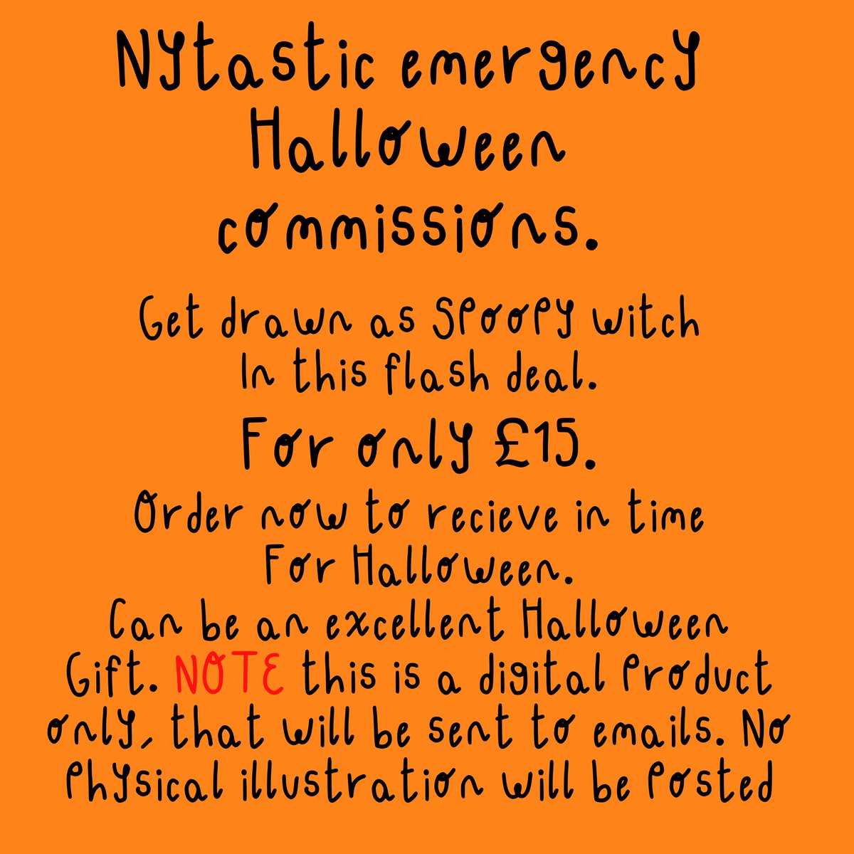 Nytastic's tweet photo. GET YOURSELF DRAWN AS A SPOOPY WITCH!
Include your familiar (pet) in the illustration aswell for an extra Β£5 to the total!
#art #halloween #witch #commission #getdrawn #portraitcommission https://t.co/qP1tKRKBGn