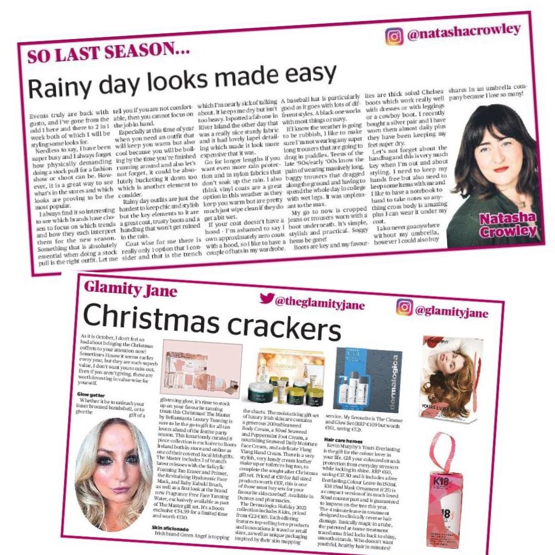 corkindo's tweet photo. See what @fstylists and @theglamityjane have in store for us in this week’s Style &amp; Beauty. 

MJ even went and dropped the ‘C’ word…🙊🎅

Read online at https://t.co/cvBvzs5Efb or pick up your copy for FREE today. https://t.co/dWhYYBpSNe