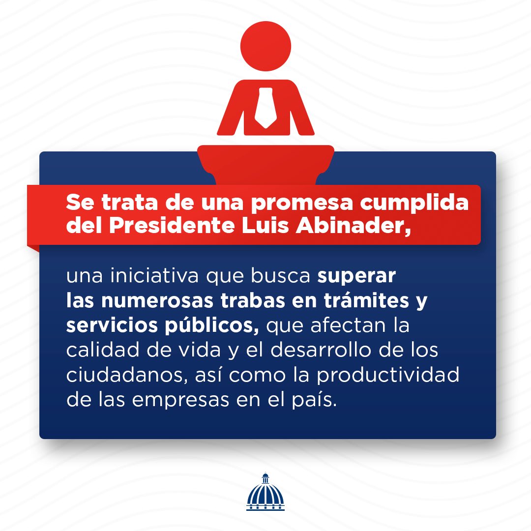 SuperateRDO's tweet photo. Estamos comprometidos con trabajar por una Administración Pública transparente, eficiente, oportuna y sin trabas para el ciudadano.

#EstoEsCambio https://t.co/YhGThzuhK9