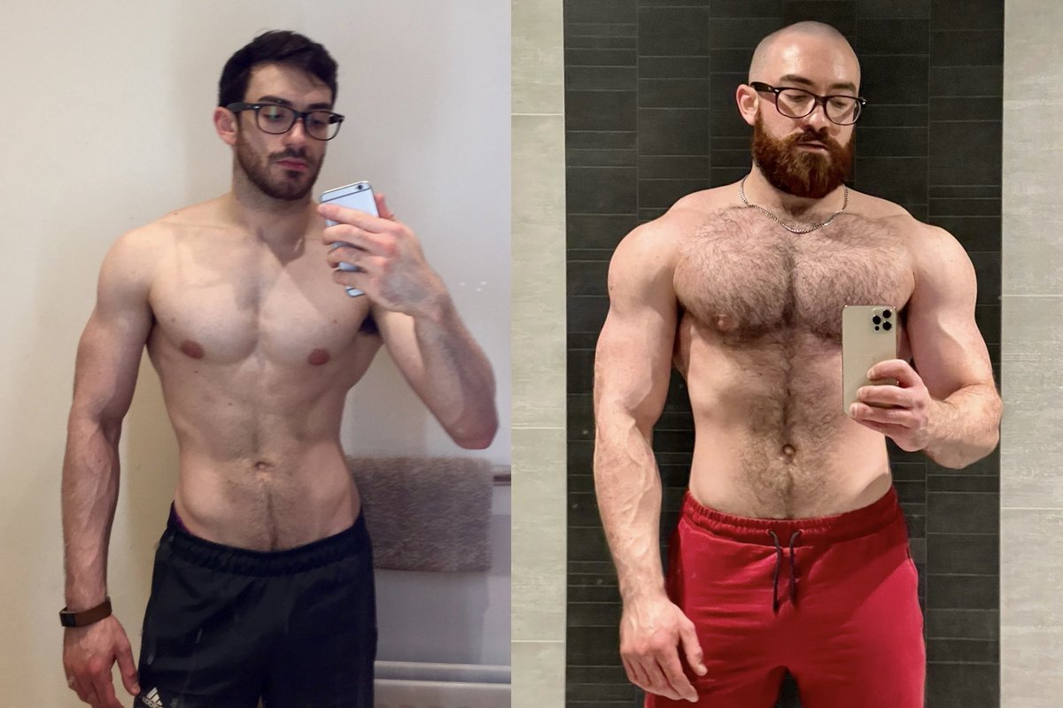 Roughly 4 years between these pics. And all it took was one scoop of creatine…

💙 if you want me a little bigger

🔁 if you want me a LOT bigger