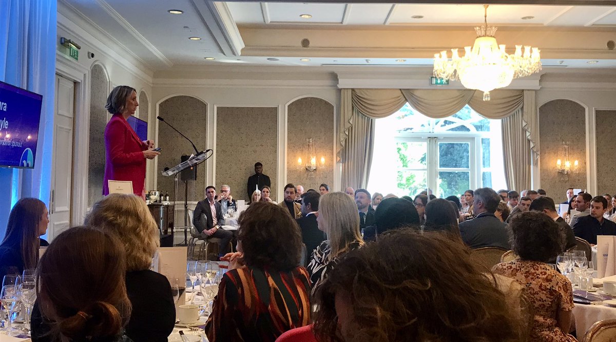 DeirdreMortell's tweet photo. @SpunOut World Mental Health Day lunch is packed out! 4k young people seek info every day from them. 50k conversations on @Text50808 in 2021. That’s a Crisis Text Line. @Rethink_Ireland is proud to support you. #spunoutwmhd https://t.co/kEEpj0k4t5