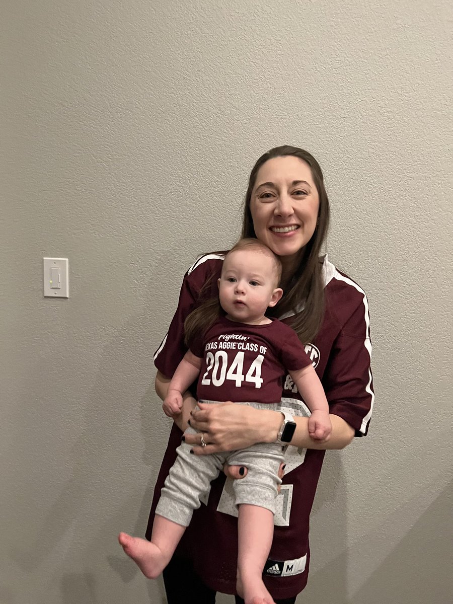 Happy college colors day from an Aggie class of ‘14 and a future Aggie class of ‘44! <a href="/KellerISD/">Keller Schools</a> <a href="/TAMU/">Texas A&M University</a>