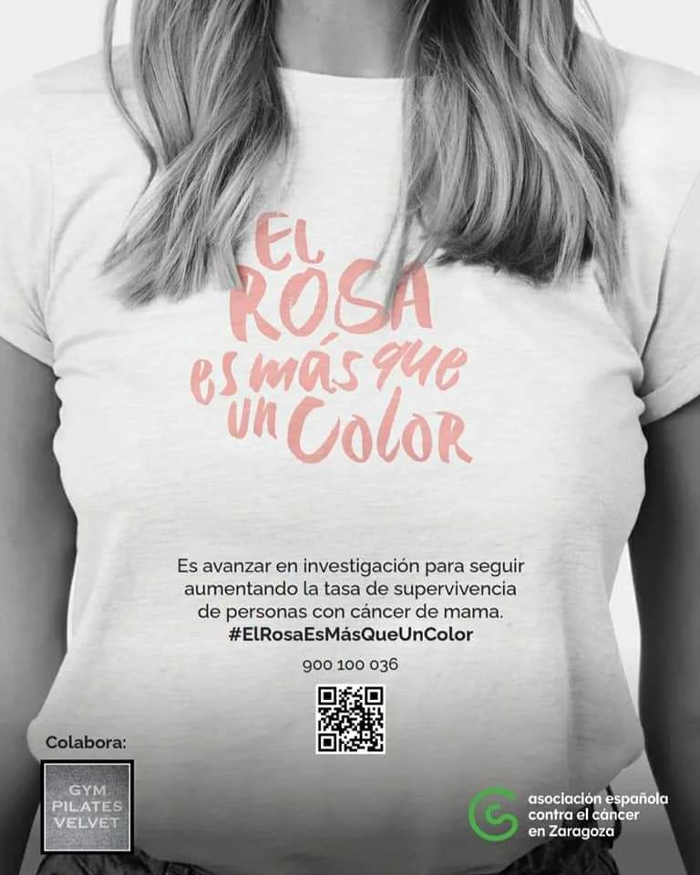 gympilatsvelvet's tweet photo. ATENTOS #VELVETEROS #Octubrerosa 💕
El 19/10 es el día mundial contra el cáncer de mama y nuestros amigos de @ContraCancerZGZ han diseñado cosas súper bonitas para que podamos apoyar!💚
👉EL IMPORTE RECAUDADO SERÁ ÍNTEGRO PARA LA CAUSA
Lo tenéis todo en el #Velvet! #VelvetActitud https://t.co/FVaVZb9Ewl