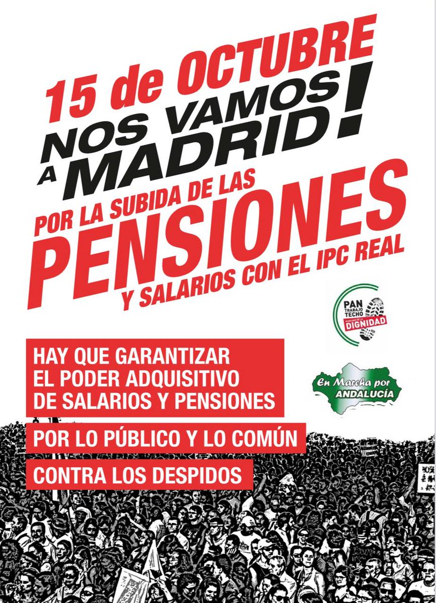 MSA_MedioRural's tweet photo. Hay que garantizar salarios y pensiones dignas para poder vivir y no sobrevivir.
Gobierno quién gobierne, a la clase trabajadora se le defiende.
@CGT_A 
@IdPA_MLG https://t.co/FMKra014xE