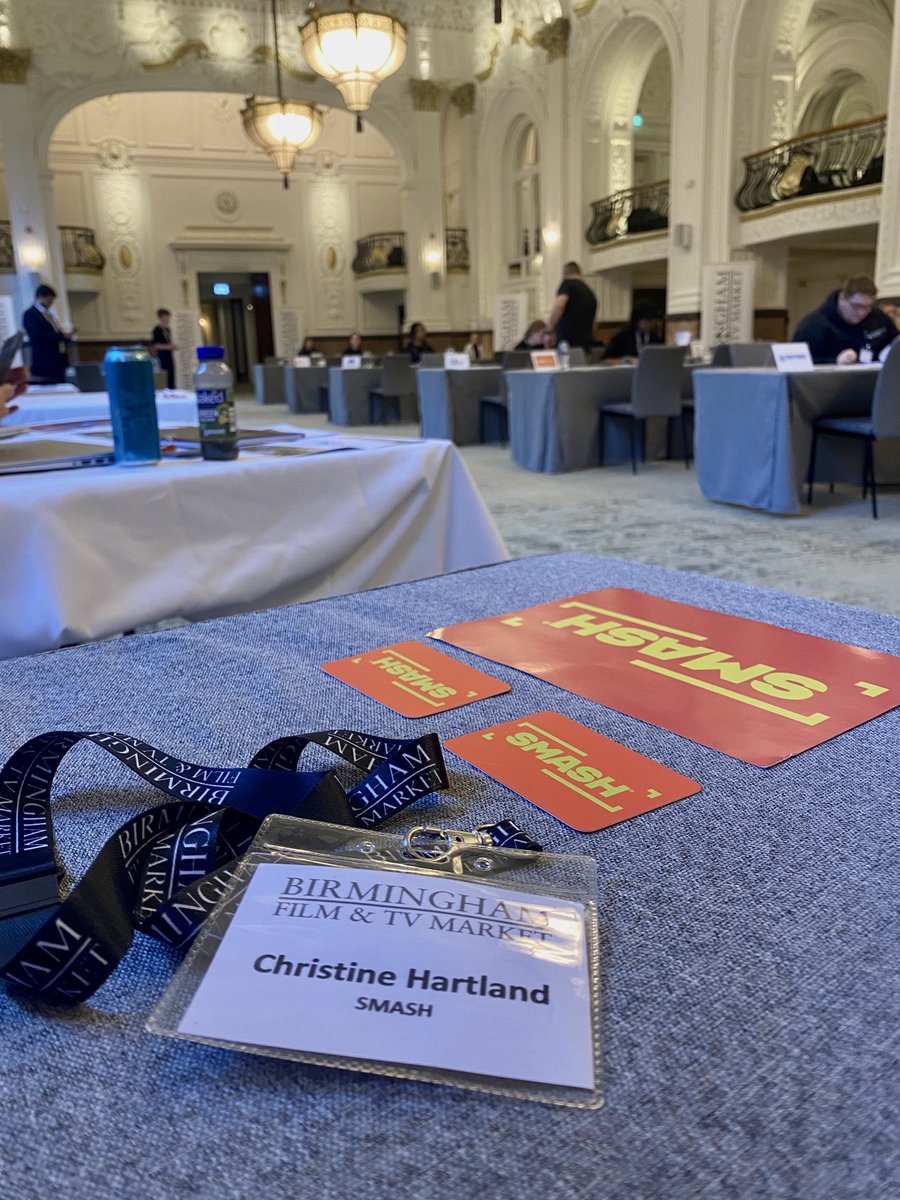 MySmashMedia's tweet image. Waiting for the doors to open and the day to begin ⁦@filmmarketbrum⁩ 
There’s a huge amount of talent about to enter the room.