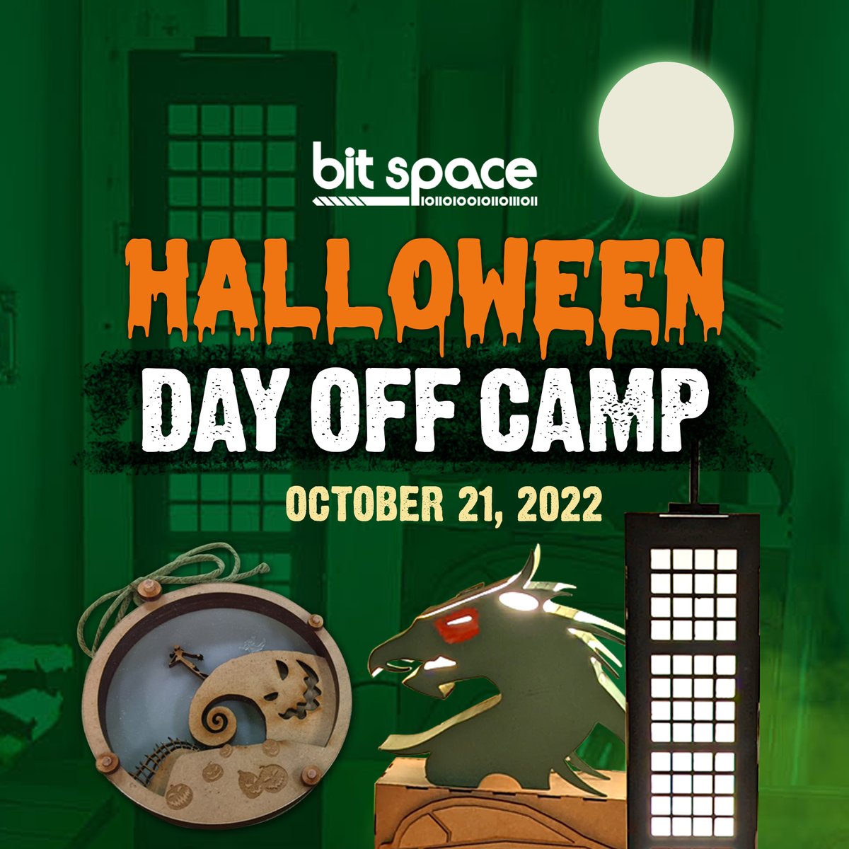 We're getting into the Halloween Spirit and switching up one of our usual Day Off Camps to a Halloween-themed one! Click here for details: education.bitspacechicago.com/halloween-day-…