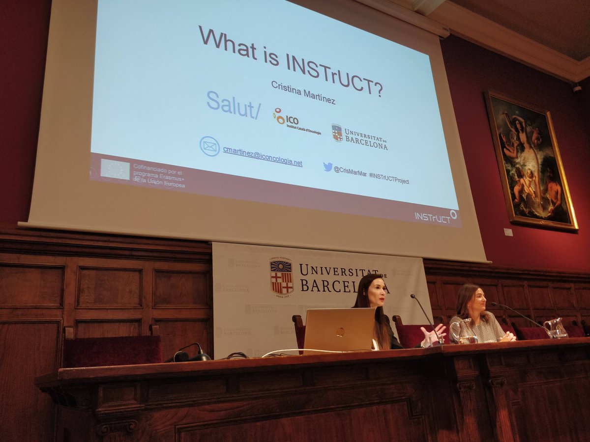 <a href="/CrisMarMar/">Cristina Martinez</a> starts explaining what is the #INSTrUCTProject in today's Multiplier Event