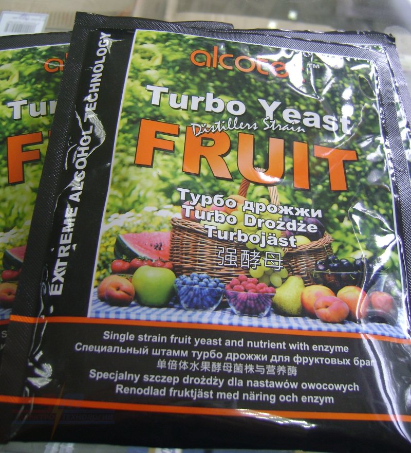 Специальный штамм Турбо дрожжей для фруктовой браги Alcotec TURBO YEAST FRUIT, 60 гр.
Ещё больше ингредиентов для домашнего самогоноварение в нашем магазине. 
✍ solartehno@mail.ru