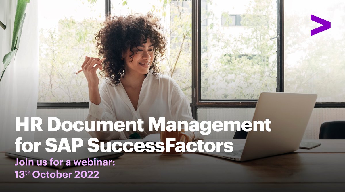 HR document management can be so simple—You only need the right tool for it!

Join the <a href="/SAPUserGroup/">UKISUG</a> webinar next week and see it in action: accntu.re/3M8HQJa #SuccessFactors