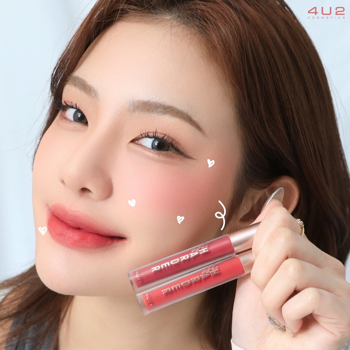 4U2Thailand's tweet photo. แนะนำ 2 สีโทนชมพู #4U2Harder 
น่ารักสดใสม๊ากกก 🌷💞

โทนชมพูสุดที่ต้องลอง! 
ลิปลิควิดแมทติดทนขั้นสุด

🌸𝐍𝐎.𝟐𝟐 𝐈𝐓'𝐒 𝐉𝐔𝐒𝐓 𝐔𝐒 - โทนชมพูสดใส 
🌷𝐍𝐎.𝟐𝟔 𝐈’𝐌 𝐀 𝐌𝐈𝐍𝐔𝐓𝐄 - โทนชมพูก่ำๆ ขับผิว 

#4U2Cosmetics #4U2Thailand #ลิป4U2 #BackToHarder #ไม่ดีจริงไม่มีภาคต่อ https://t.co/Ra9oSdrhWY