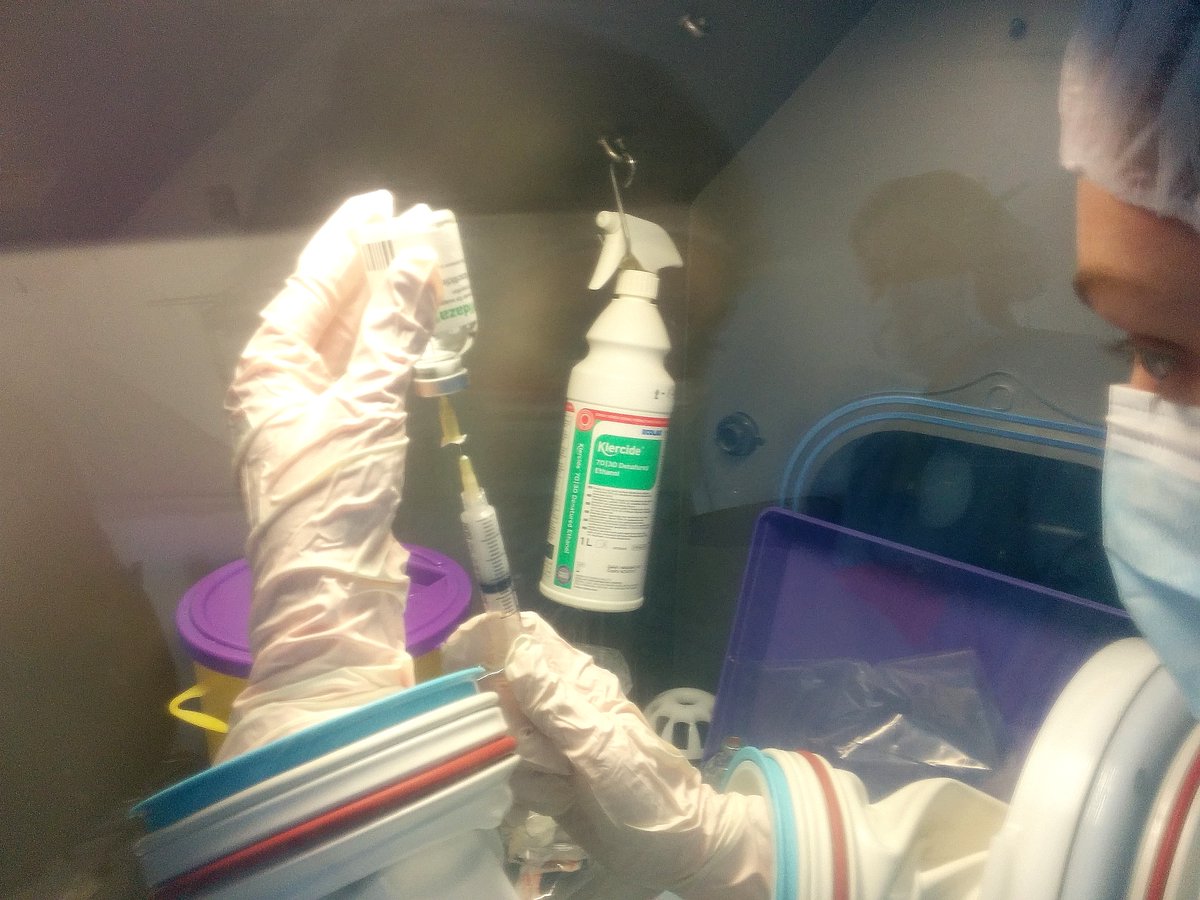 Work has started on the construction of a new Pharmacy Aseptic Unit within GWH, with the first drugs expected to be made in-house from this time next year. 

This is a really exciting step forward, as we keep working to bring diagnosis and treatment for cancer closer to home.