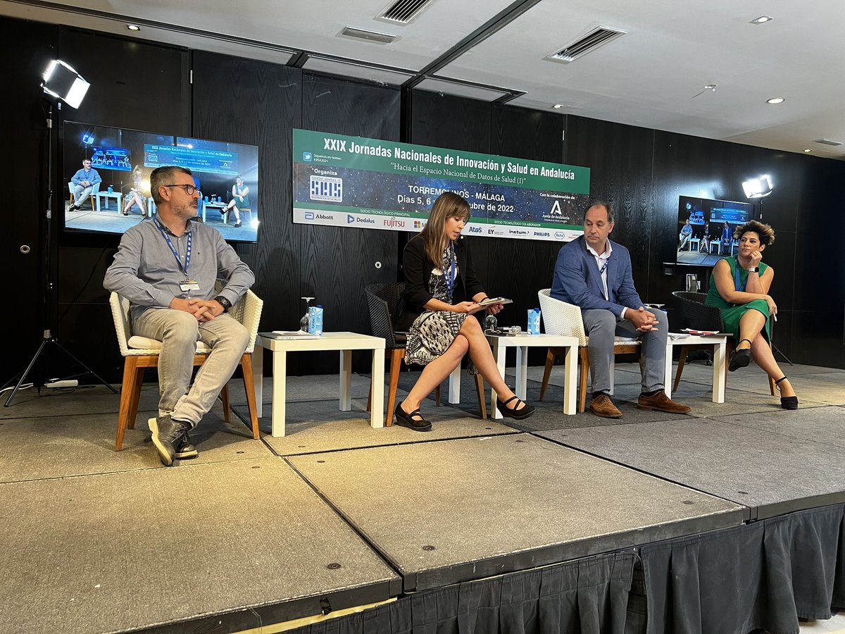 Pasamos al 5️⃣ Plenario centrados en el dato con los siguientes temas:

Del dato disponible al saber

Miguel López-Valverde - <a href="/ComunidadMadrid/">Comunidad de Madrid</a> 

Susana López - <a href="/cloudera/">Cloudera</a> 

Desarrollo de políticas sanitarias basadas en evidencias

Carlos Tellería - Ins. Aragonés de Ciencias Salud