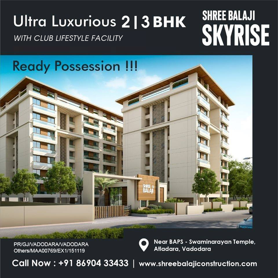 ShreeBalaji4919's tweet photo. Exclusive 2 | 3 BHK residential units from 1178 sq. ft. With a dedicated clubhouse.
GST FREE!! And Ready to Move into Lifestyle residences.

📍Shree Balaji Skyrise, Atladara main road near BAPS Temple, Vadodara https://t.co/igX0a8IurD
For Booking: +91 8690915915 https://t.co/kOWo3uhvld