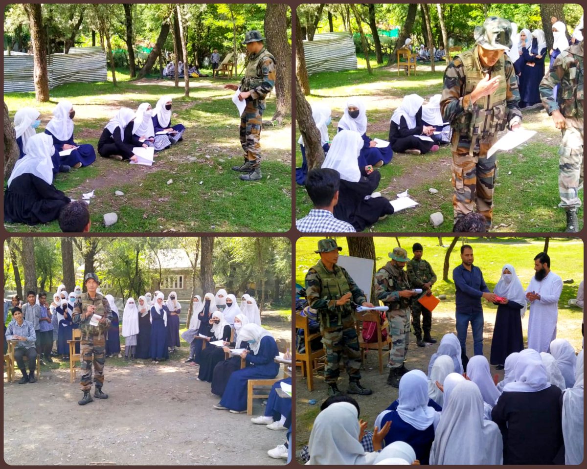Kashmir Diaries (@toofanibaba1) on Twitter photo Mamer Army Camp of Wusan Battalion organised Know Your Country Quiz Competition at Senior Secondary School, Mamer.
<a href="/Mesmer_Manasbal/">Mesmerizing_Manasbal</a>
<a href="/official_dgar/">The Assam Rifles</a>
#KashmirDiaries
#QuizCompetition
#ShiningKashmir Mamer Army Camp of Wusan Battalion organised Know Your Country Quiz Competition at Senior Secondary School, Mamer.
<a href="/Mesmer_Manasbal/">Mesmerizing_Manasbal</a>
<a href="/official_dgar/">The Assam Rifles</a>
#KashmirDiaries
#QuizCompetition
#ShiningKashmir