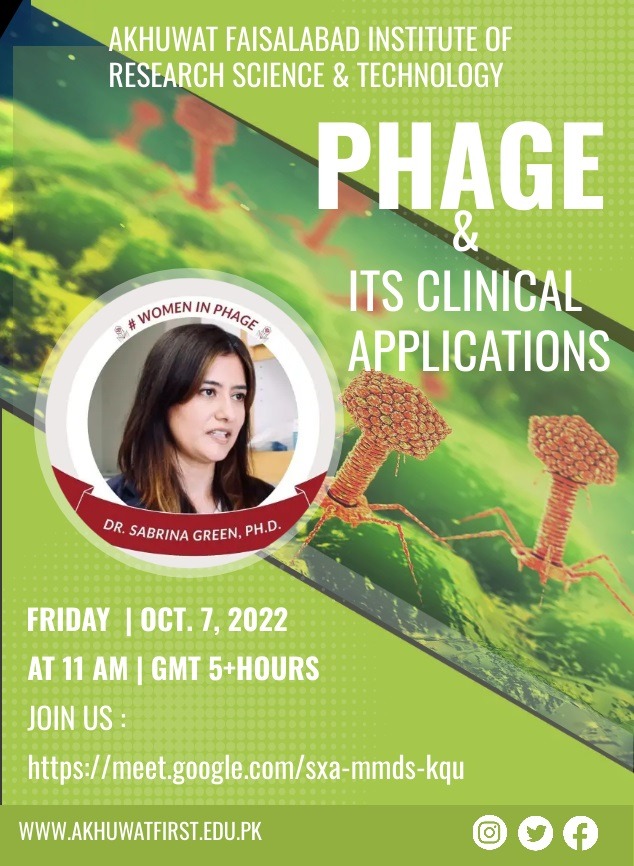 AsadBashirFIRST's tweet image. Thanks a lot @MotherOfPhage for an impactful session on phages. A very interactive question answer session.
@AkhuwatFirst @Akhuwat 
#phage  #Superbugs  #AntimicrobialResistance