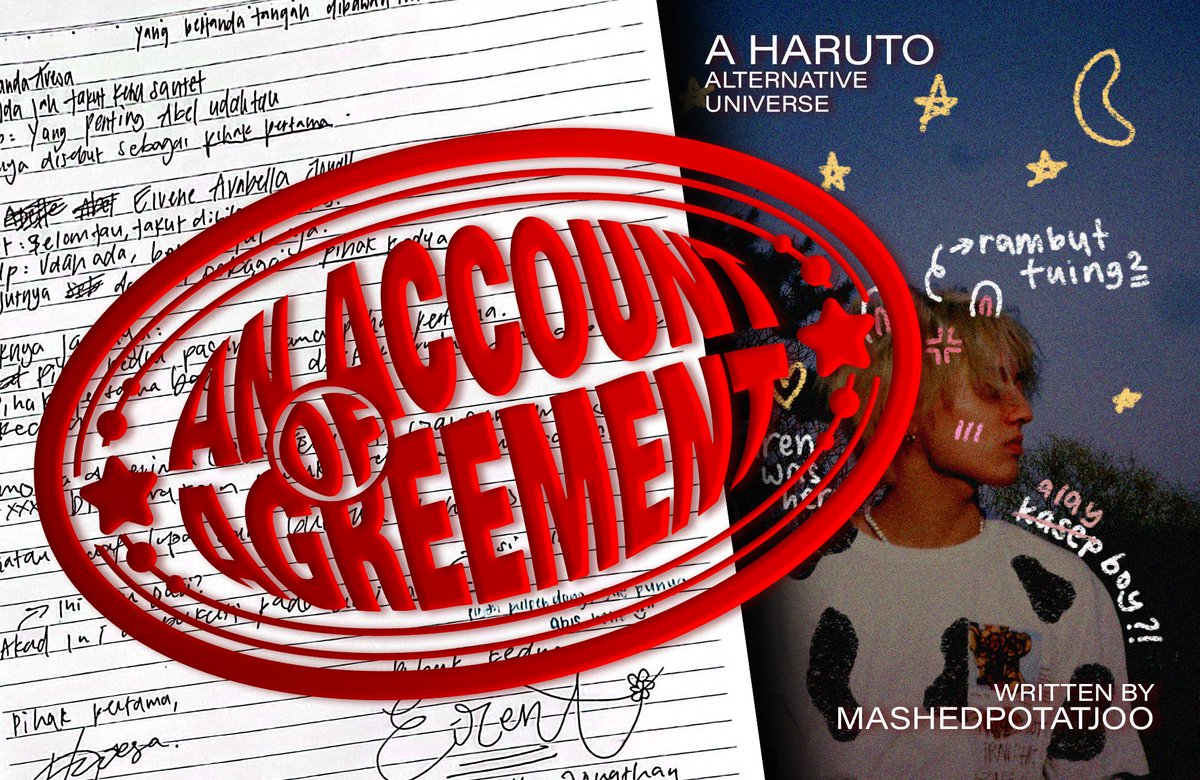 An Account of Agreement

— a haruto au.
made with love in the ©potatjoo lab