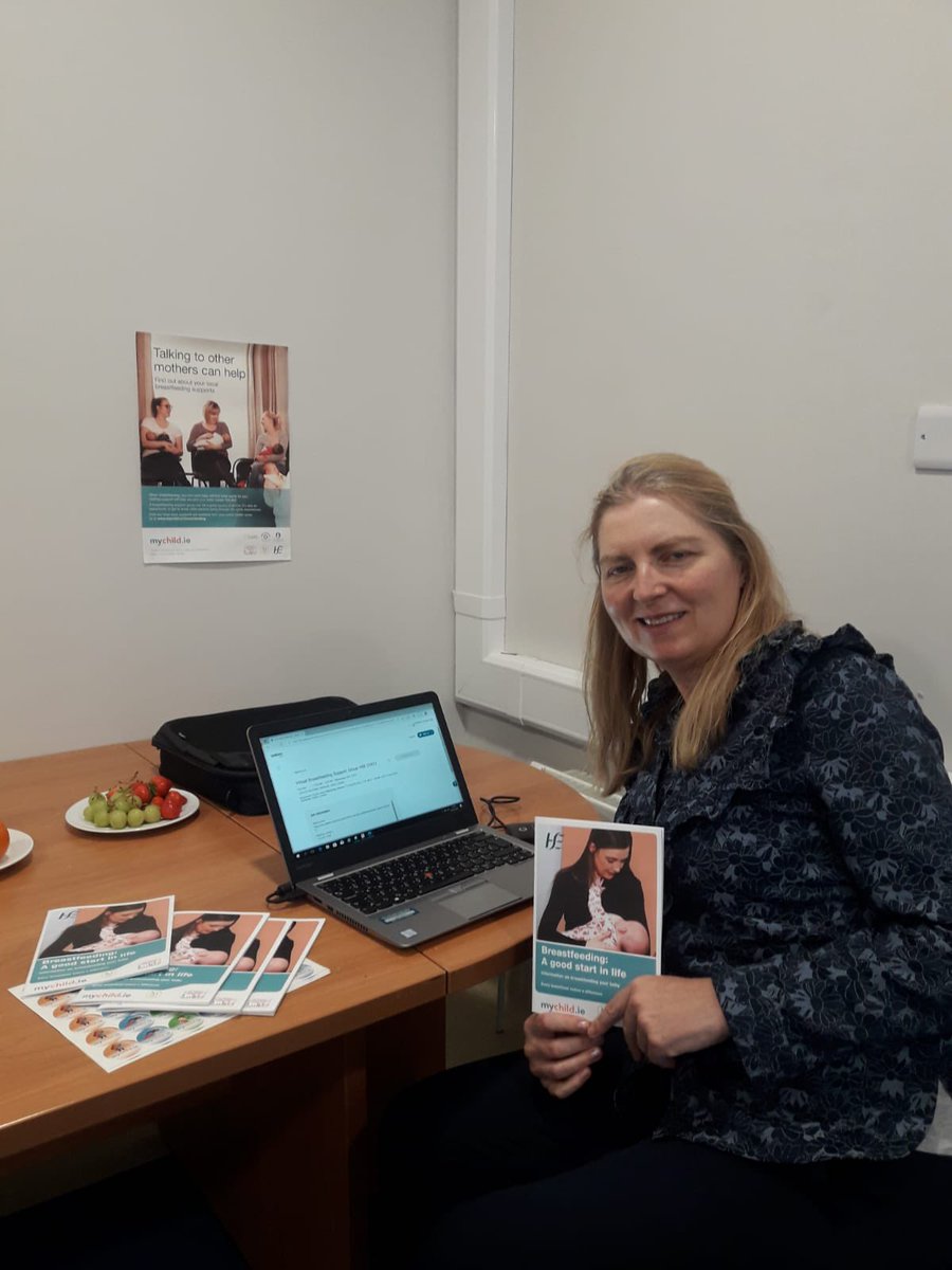 Celebrating #nationalbreastfeedingweek Gobnait Murphy Lactation Consultation in Kilrush and Ennis breastfeeding support groups with artist Maeve Collins #liquidgold and PHNs Sarah with baby Paudie and Rachel with baby Fiona