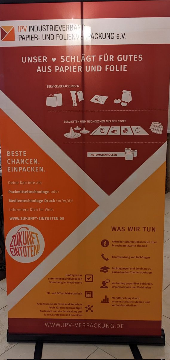 Heute die Jahrestagung des Industrieverband Papier- und Folienverpackung e.V. erstmals in #Frankfurt #papier #folie #Kunststoff #verpackung