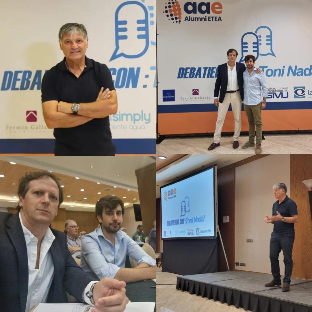fermingallardom's tweet photo. Ayer disfrutamos con la Asociación de antiguos alumnos de Etea de la charla magistral del gran @toninadal_oficial .

Muy interesante. 

Fermín Gallardo Inmobiliarios fue empresa colaboradora del evento y por la gran asistencia y las opiniones posteriores, enhorabuena a AAEtea https://t.co/zVxXVdmWHK