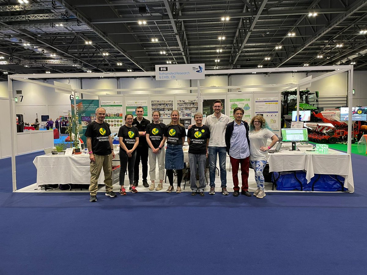 Hello to everyone at <a href="/newscientist/">New Scientist</a> Live this weekend! Victoria here from <a href="/Rothamsted/">Rothamsted Research</a> with a team from <a href="/KnetMiner/">KnetMiner</a> <a href="/emblebi/">EMBL-EBI</a> <a href="/PHI_base/">PHI-base</a>. We’re are at stand D16 talking all about plant pathology and genomes. #OneHealthNSL #planthealth #onehealth #NewScientistLive