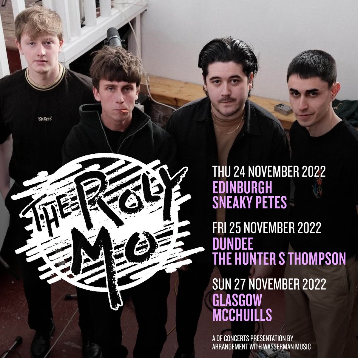 Tickets for our Scottish dates in November are on sale now! Grab one from the link below before they’re gone🤝 linktr.ee/therolymo