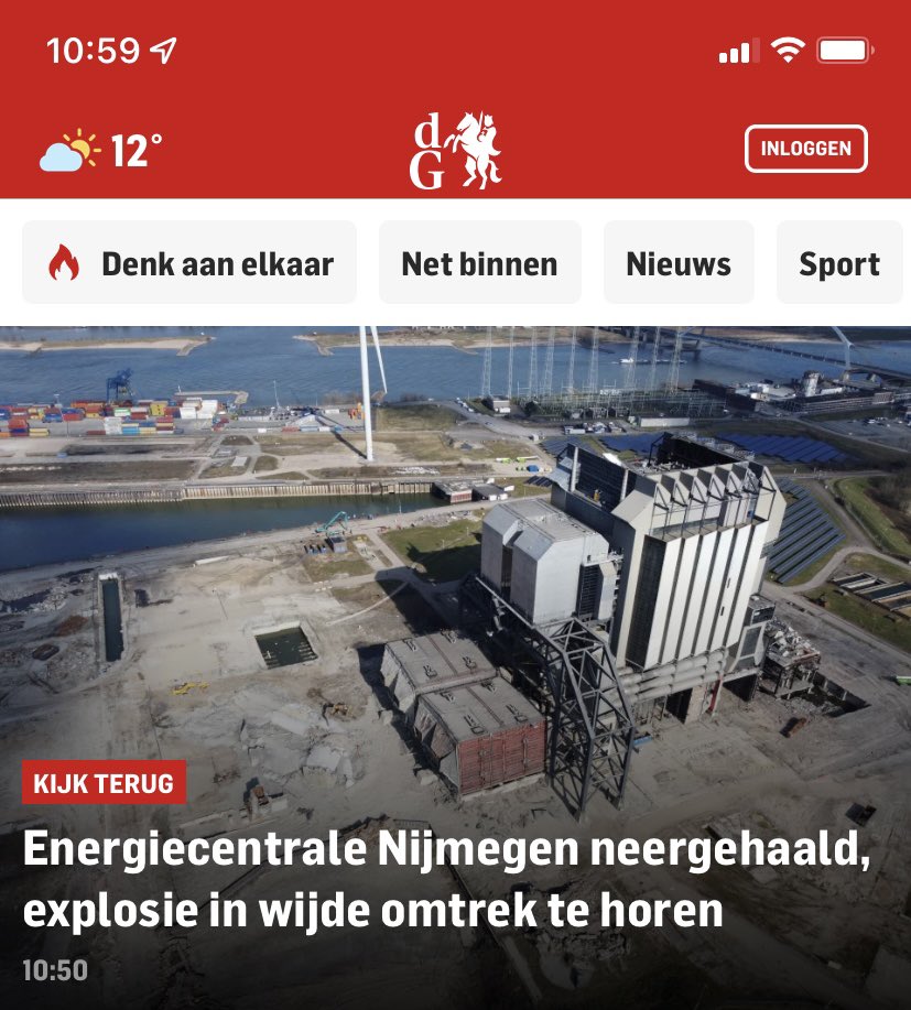 tanja31_07's tweet photo. Dat was ien de Ooij goed te horen en te voelen. En hoe lelijk ook, toch een stukje “skyline” van Nijmegen weg https://t.co/9MRuVBHMy5