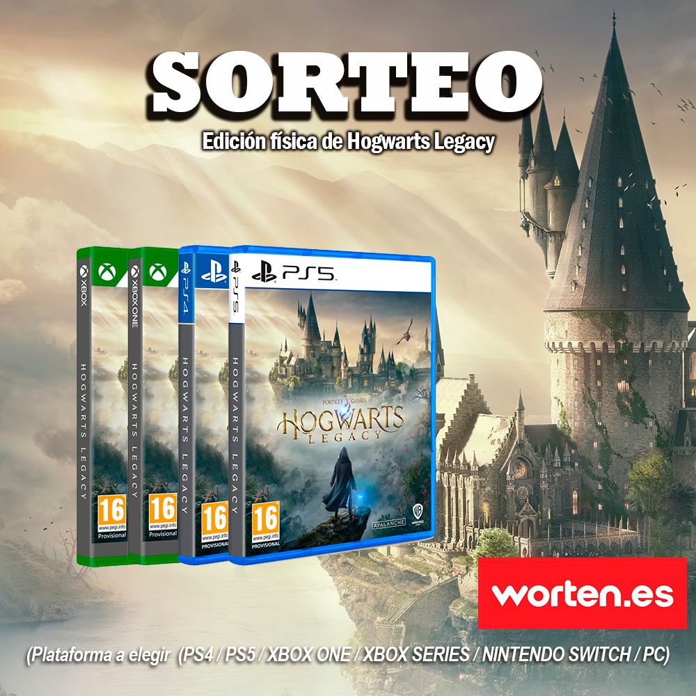 [SORTEO] Cómo molaría tener un #HogwartsLegacy (plataforma a elegir) GRATIS, ¿no? Pues venga, que <a href="/EiProfeta/">El Profeta</a> me ha echado un hechizo para sacar este sorteaco. ¿Participas?

1. Sigue a <a href="/WortenES/">Worten</a> y a <a href="/EiProfeta/">El Profeta</a> 
2. Haz RT

Puedes comentar con emojis las ganas de jugarlo que tienes.