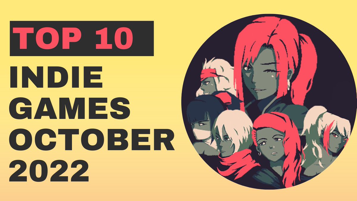 🎮Top 10 #IndieGames for October is OUT NOW!🌟
These #Games entered the #GDWC2022 Comp &amp; Battled for a Monthly Ranking! 🏆
▶️ youtu.be/bLw8gLJudCw

<a href="/_SeekingLight_/">Seeking Light ☀️</a> <a href="/ateneoanimation/">Ateneo Animation</a> <a href="/flanne7/">flanne</a> <a href="/erabit_studios/">Erabit 💥🔛 Supports #SoloDev and #SmallTeams💥</a> <a href="/trioskaz/">Trioskaz - NO I'M NOT A HUMAN/LOST IN THE ROOTS</a> <a href="/IrisEdgeStudios/">Iris Edge Studios 🏝</a> <a href="/MetalBorn/">Metal Born</a> <a href="/JacktusGreen/">Jacktus Green - Now on Steam!</a>
#gamedev #indiedev