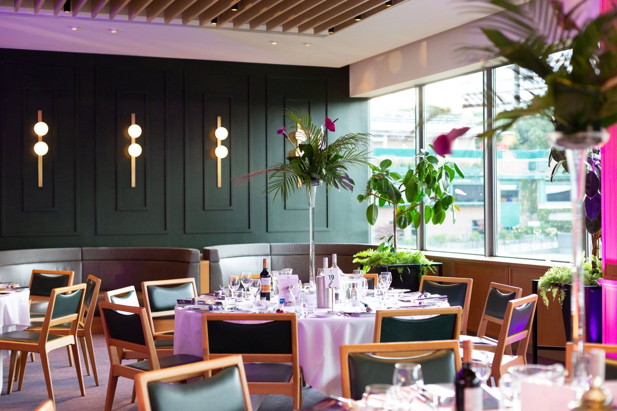 MertonBest's tweet photo. Absolutely stunning table decorations from the wonderful team at @RootstoJungle1 - they were able to create something that not only looks amazing but was on brand with our colours. Thank you so much! https://t.co/6ZJpjGpHKE