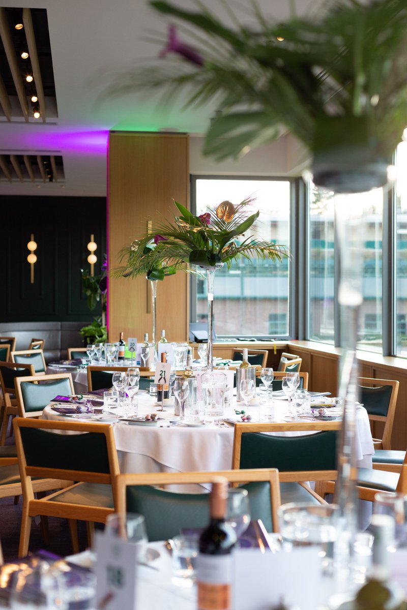 MertonBest's tweet photo. Absolutely stunning table decorations from the wonderful team at @RootstoJungle1 - they were able to create something that not only looks amazing but was on brand with our colours. Thank you so much! https://t.co/6ZJpjGpHKE