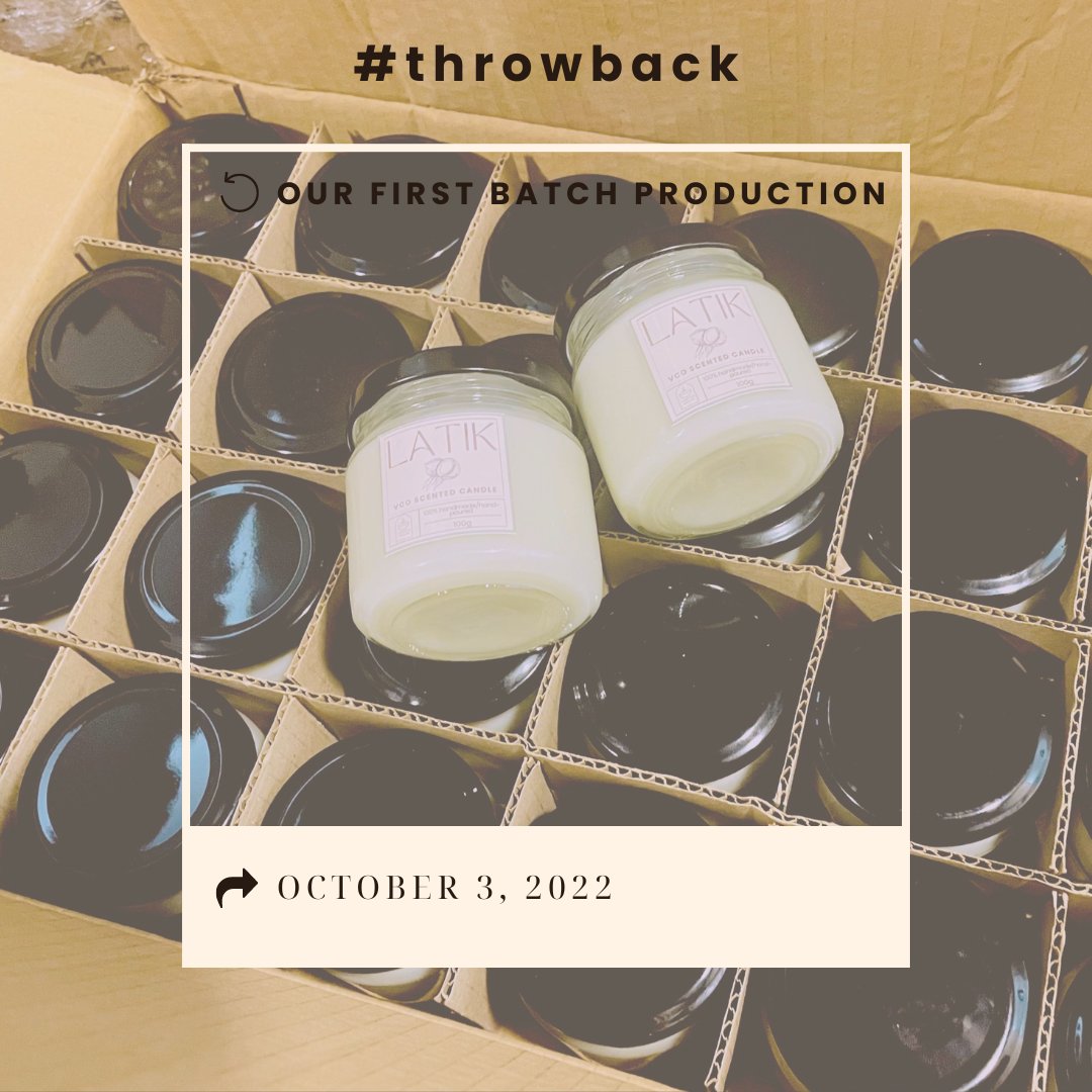 CanDeLAscent's tweet photo. Throwback photo muna tayo today! 😍
This is the photo of our first batch of VCO-scented candles.
Please follow us on our social media accounts:
FB: https://t.co/KEcexXuRVV
Instagram: https://t.co/o2exam2Z7s

#vcocandelathrowback
#handpouredvcocandle https://t.co/zGC8L0XwtK