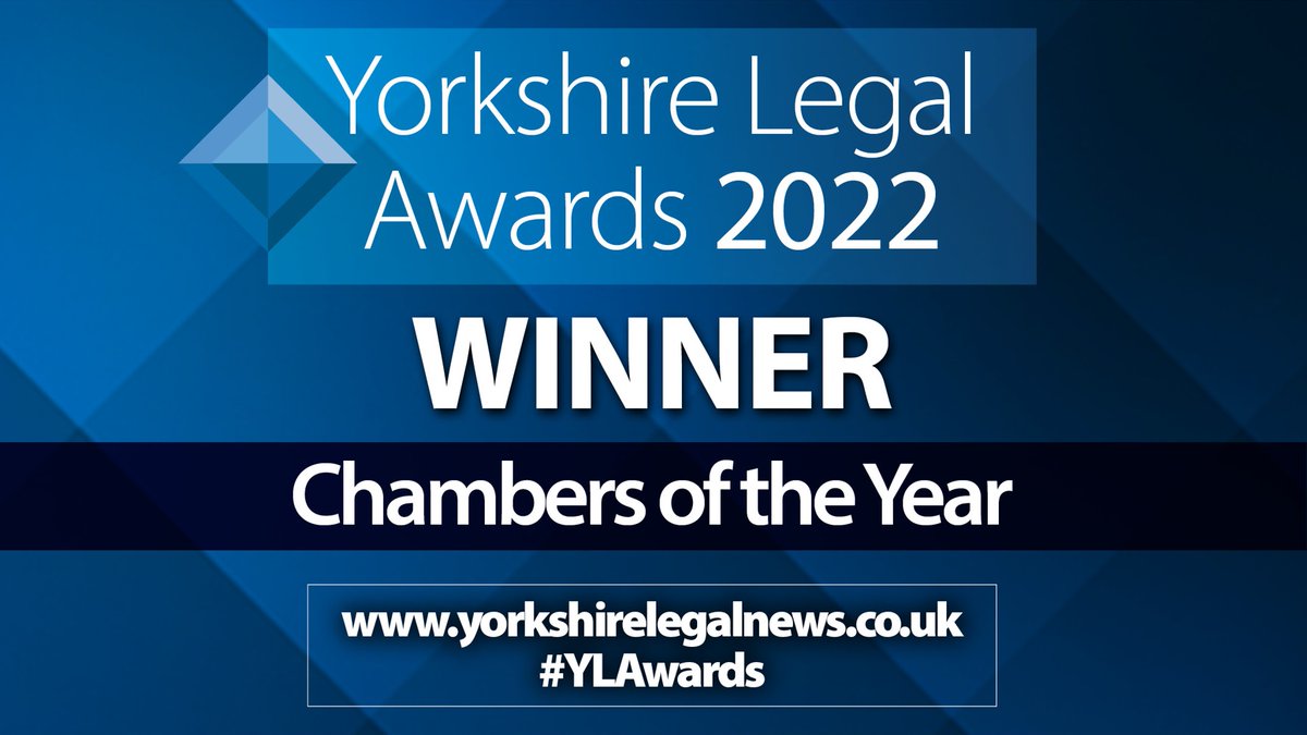 ParklanePlowden's tweet image. Parklane Plowden Chambers are delighted to have retained the 'Chambers of the Year' award at the 2022 Yorkshire Legal Awards

parklaneplowden.co.uk/chambers-of-th…

#YLAwards #Yorkshire #Awards #Barristers