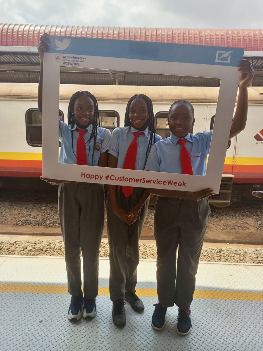 KenyaRailways_'s tweet photo. We pride ourselves in offering students educational insights on all our train services.  #celebratingservice #customerinclusion https://t.co/gtv4CsxIY1