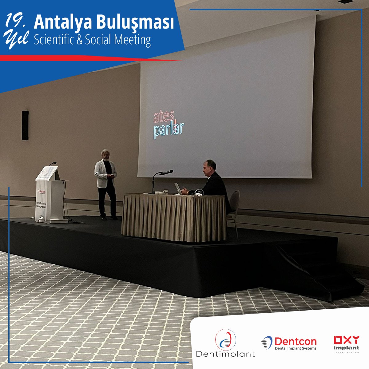 DentconImplant's tweet photo. Presentation of Prof. Dr. Ateş Parlar ⭐⭐

#dentimplant #oxyimplant #dentcon #Antalyabuluşması #kemer #kardiyoloji https://t.co/A6q9glystU