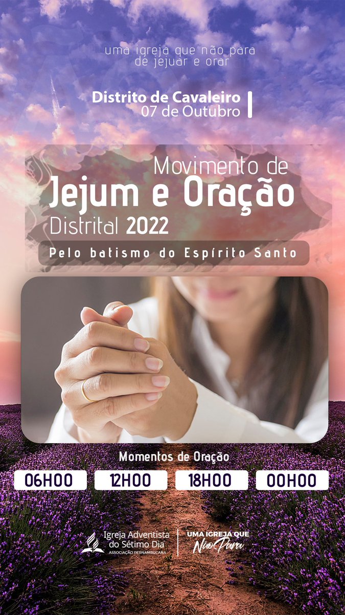 HelvioGroeschel's tweet photo. ✅ Hoje o distrito de Cavaleiro dará continuidade ao movimento espiritual da APe por uma igreja que não para de jejuar e orar pelo batismo do Espírito Santo! 
#PrimeiroDeus #APeUmaIgrejaQueNaoPara https://t.co/iG4a5jwKXK