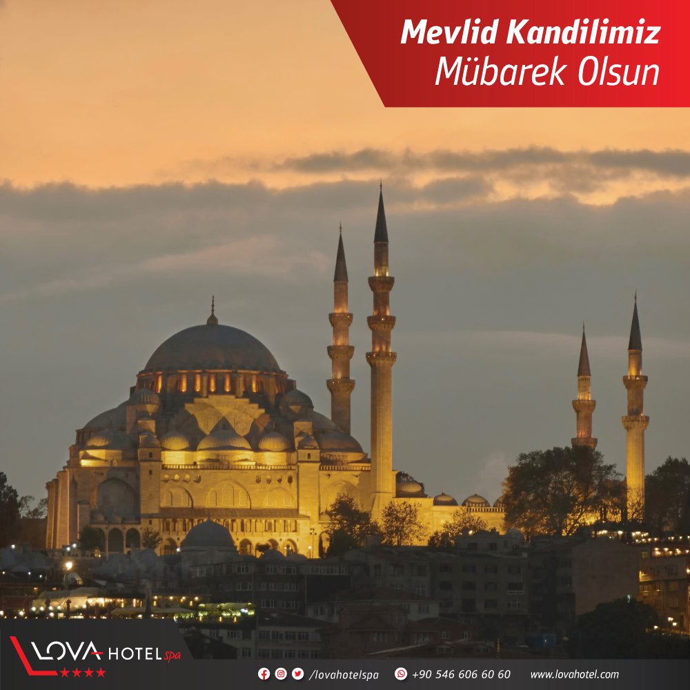 LovaHotelSPA's tweet photo. Peygamber Efendimiz (sav)'in doğduğu gece olan Mevlid Kandilimiz mübarek olsun.
#Kandil #MevlidKandili #LovaHotelSPA https://t.co/xzLtIQOXRf