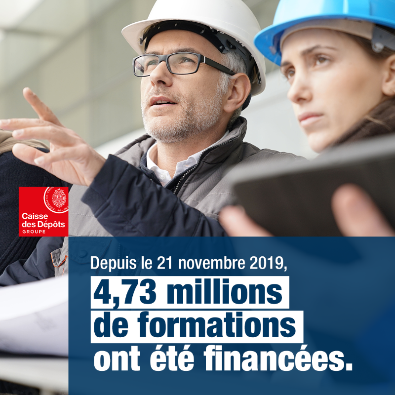 caissedesdepots's tweet photo. La @caissedesdepots vous accompagne chaque jour dans votre parcours de vie, dont la #formation professionnelle 👨‍🎓

Reconversion, développement de compétences, orientation... Vous êtes des millions à avoir sauté le pas avec #MonCompteFormation 🤗