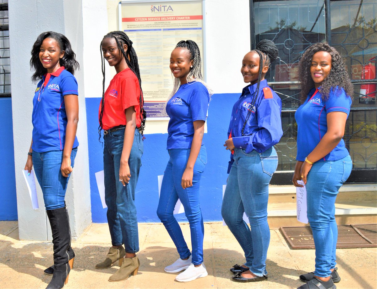 nita_kenya's tweet photo. Team @nita_kenya resplendent and ready to serve our customers with a big smile as #CustomerServiceWeek comes to a close. We are committed to ensuring that service is always above par, surpassing our clients expectations. #CelebrateService #Integrity #ExcellentServiceDelivery https://t.co/2Wjg009BNa