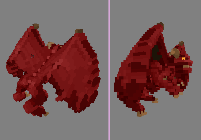 ConGrau2lateVOX's tweet photo. Well, looks like "strip time" is finished - now it's time for #Slab6 precise processing of red imp for #RHVOX.
От я і завершив з підготувальним етапом обробки спрайтової стрічки, далі #voxel вже сформовано, та зробити краще його я поки що можу лише у Slab6, обробивши по крапці https://t.co/MHg1llT5OX