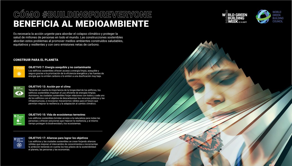 KnaufInsulSpain's tweet photo. 🌏La red #WorldGBC promueve los #ObjetivosdeDesarrolloSostenible para acelerar ambientes construidos de forma #sostenible para todos, en todas partes.
¿Cómo #BuildingForEveryone beneficia al #medioambiente?
⬇️Descubre los 3 objetivos que propone el #WGBC.
#ForABetterWorld #ODS https://t.co/QaqGHE3E2M
