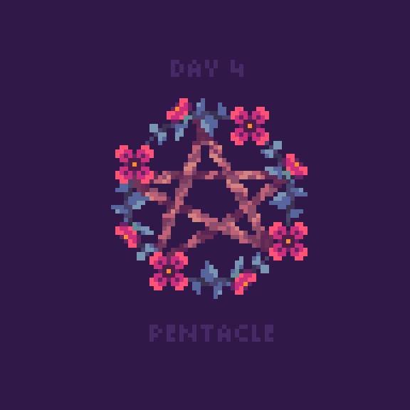 pixelatedsalad's tweet photo. Octobit 2022 
Day 4: Pentacle

#octobit #octobit2022 #pixelart #pentacle https://t.co/M5BRdcPSlu